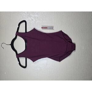 Capezio girls Classic High-neck Tank athletic leotards, Burgundy, L US